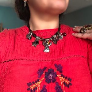 Handmade Angels boho chick short necklace